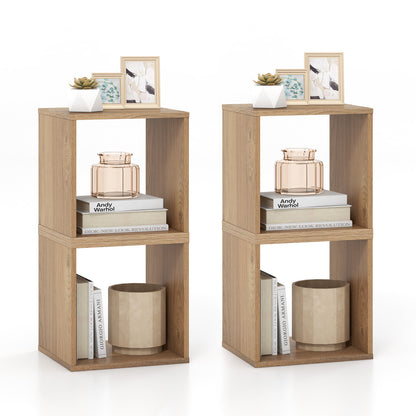 Cube Storage Organizer Set of 2 for Living Room Bedroom Study