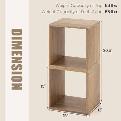 Cube Storage Organizer Set of 2 for Living Room Bedroom Study