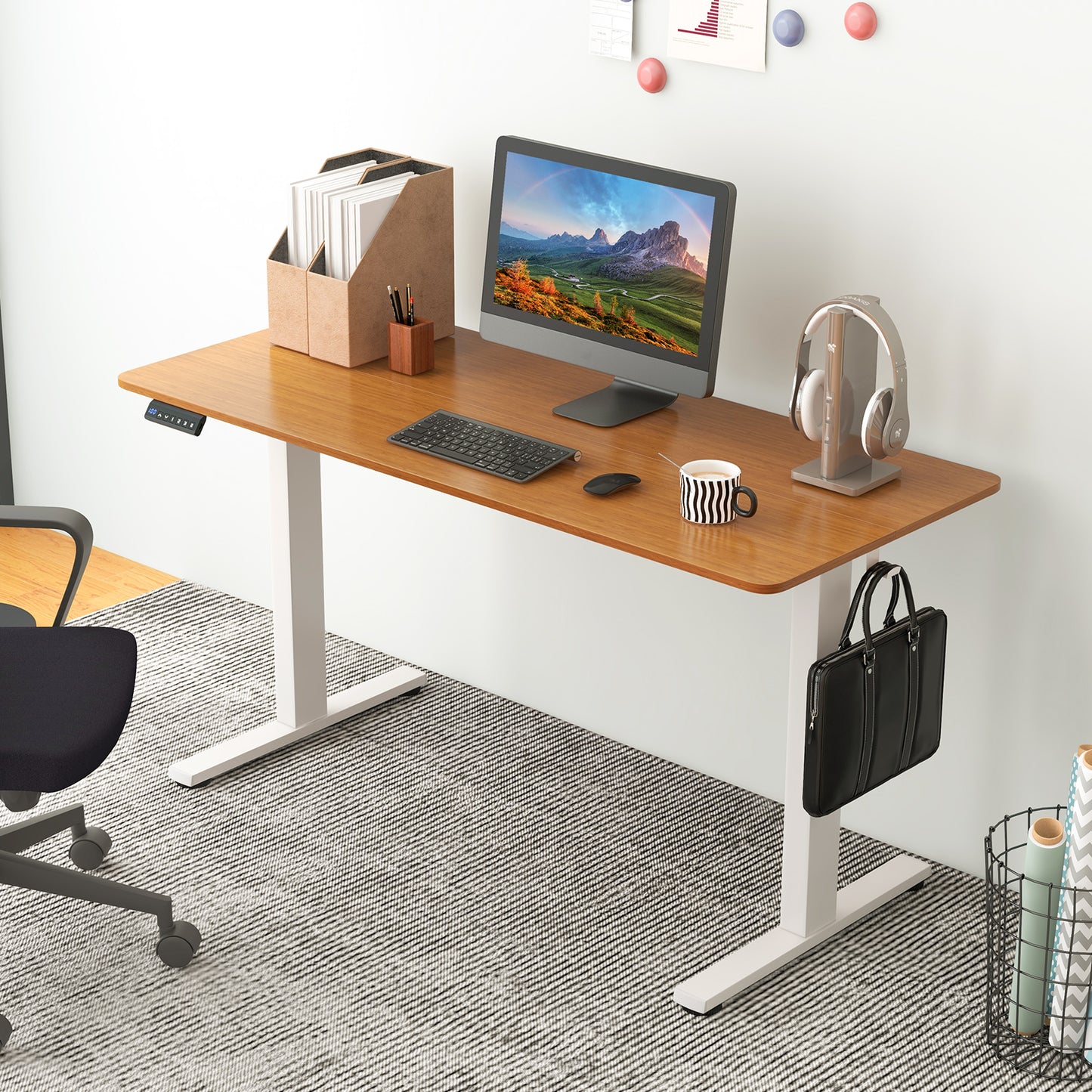 Standing Desk 55x24 Inch with Memory Height Settings