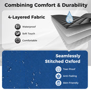 Portable Steam Sauna with 3L Steam Generator Remote Control Wood Foot Massager and Foldable Chair for Home