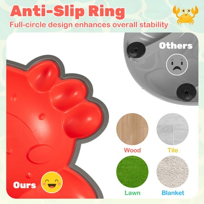 Stepping Stones for Kids 9 Pieces Non-Slip Toddler Stepping Stones Balance Sensory Toys-Multicolor