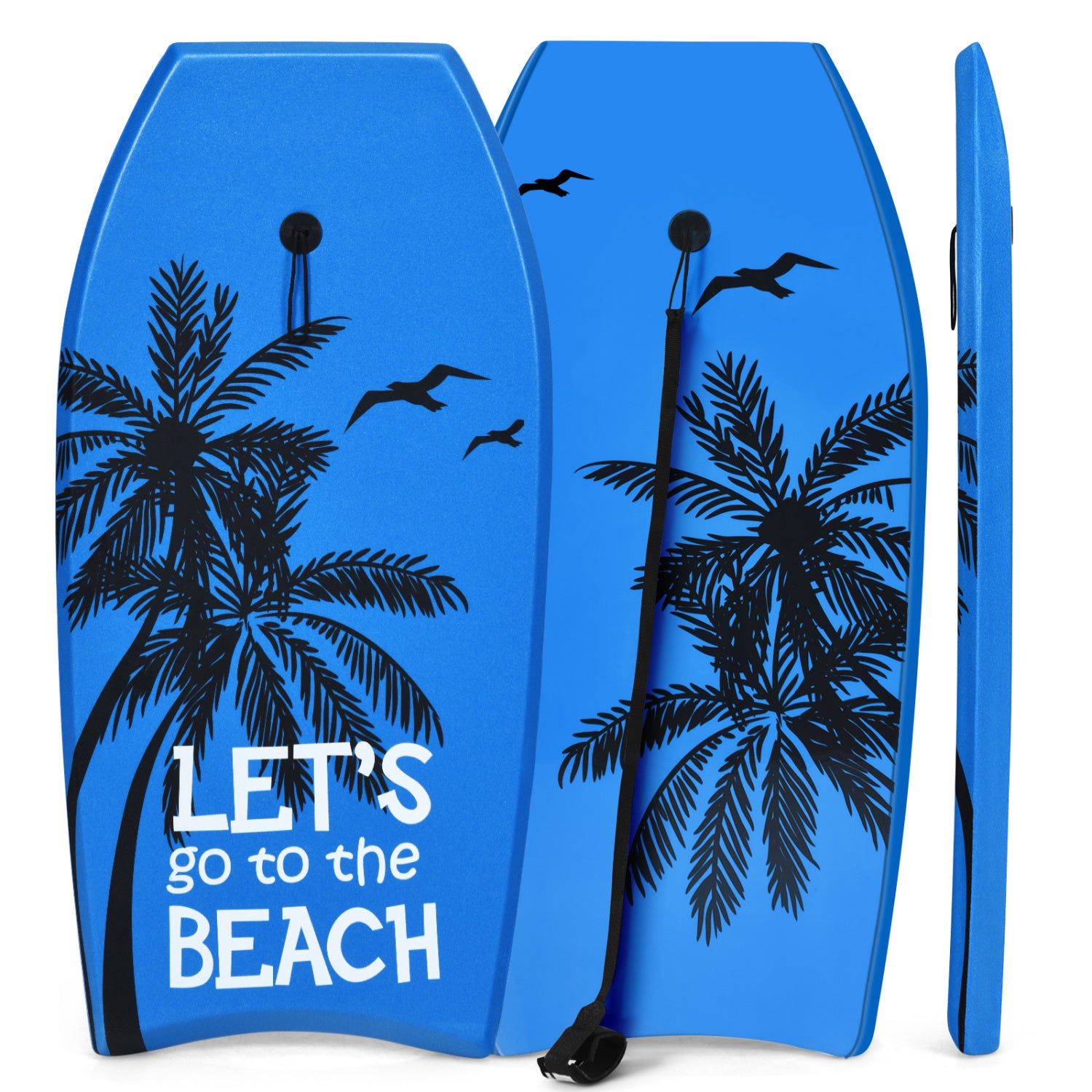 Super Lightweight Bodyboard Surfing with Leash EPS Core Boarding-M - S