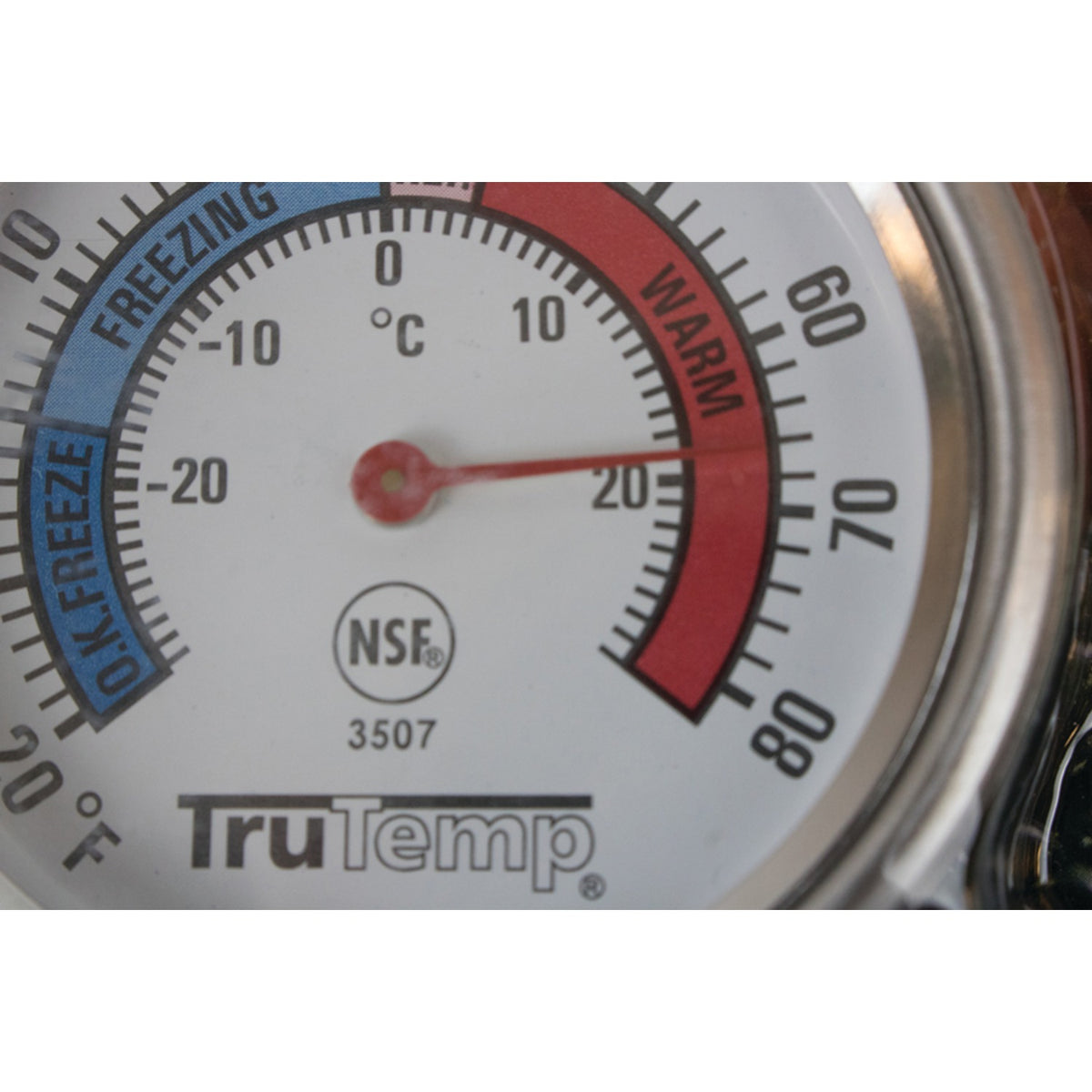Taylor Stainless Steel Freezer & Refrigerator Dial Thermometer - view 3