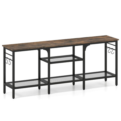 TV Stand for TVs up to 65 Inch with 3-Tier Open Shelves