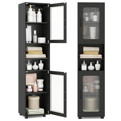 Tall Bathroom Storage Cabinet 67 Inches Freestanding Storage Organizer