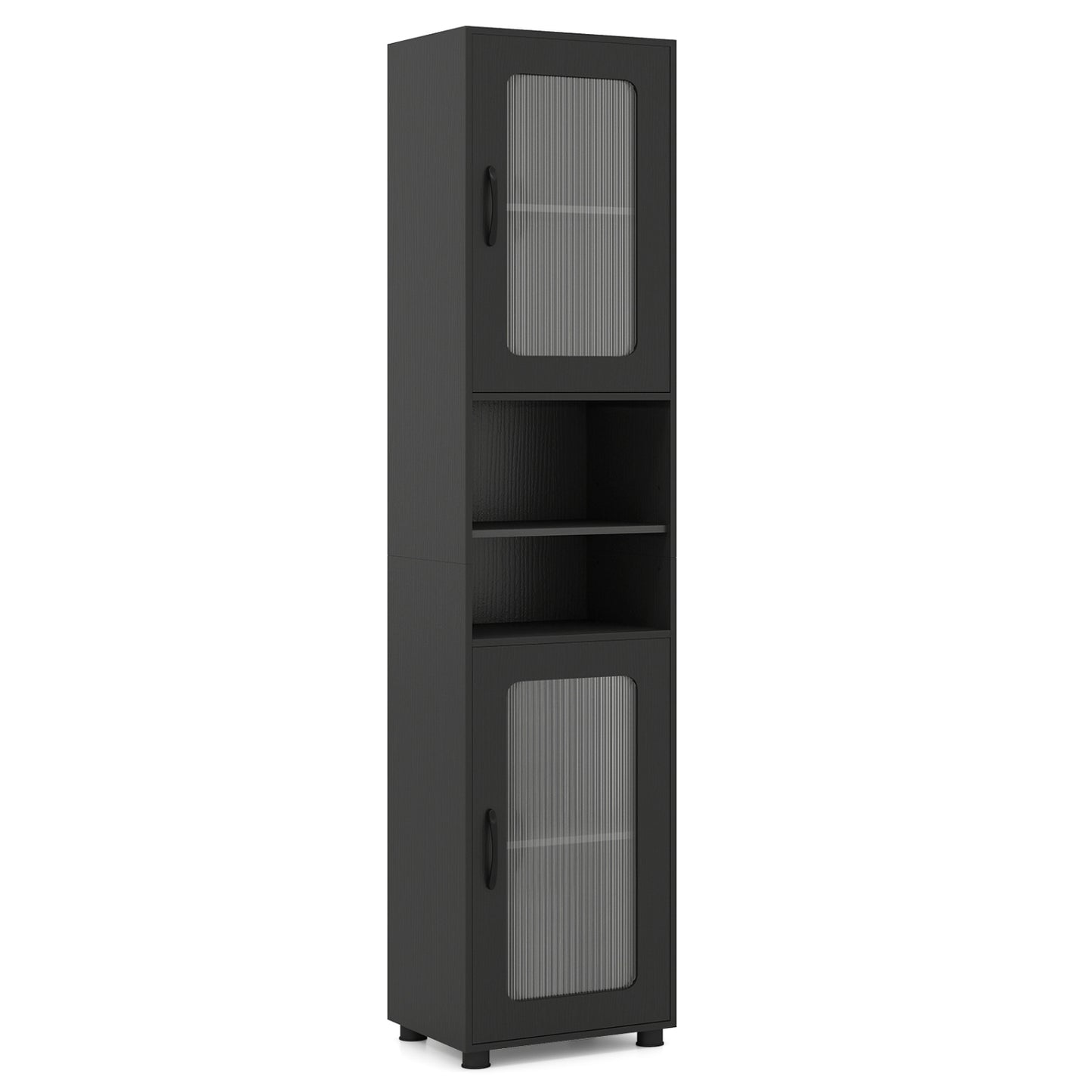 Tall Bathroom Storage Cabinet 67 Inches Freestanding Storage Organizer
