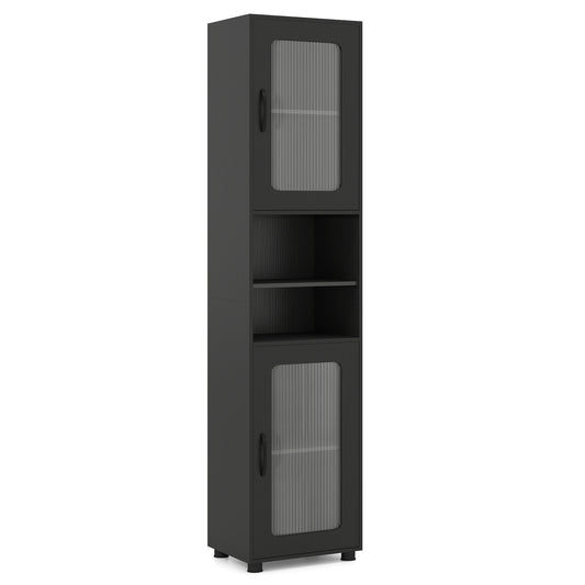 Tall Bathroom Storage Cabinet 67 Inches Freestanding Storage Organizer