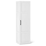Tall Storage Cabinet with 4 Storage Shelves for Bathroom Living Room-White