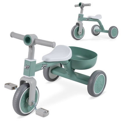Convertible Toddler Trike with 86° Limited Steering Angle