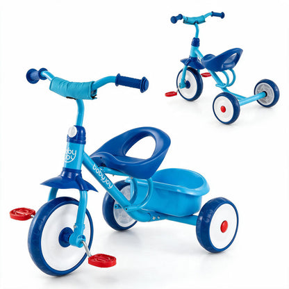Toddler Tricycle with Storage Basket for Ages 2-5