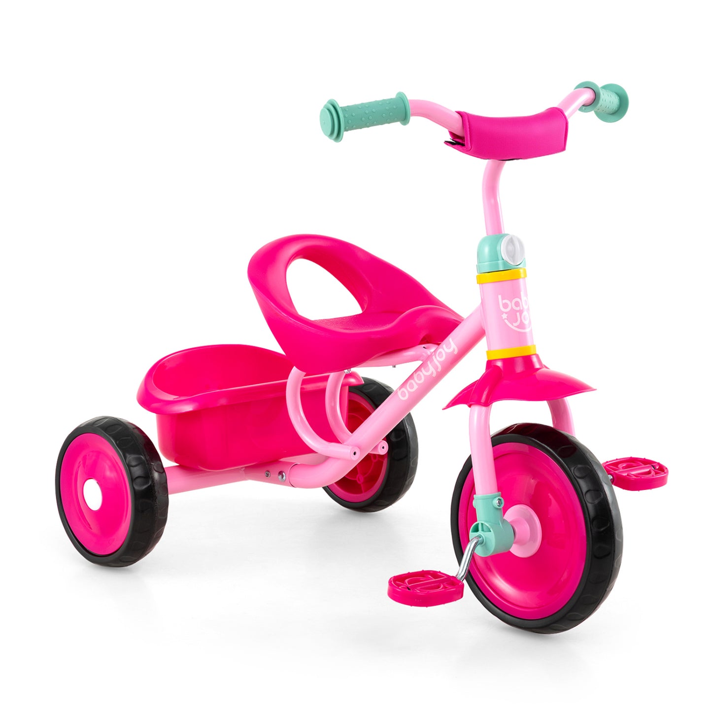 Toddler Tricycle with Storage Basket for Ages 2-5