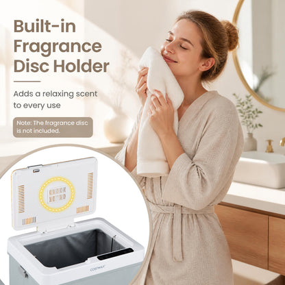 Foldable Towel Warmer Bucket with Auto Shut-Off - 9.5 Gallon