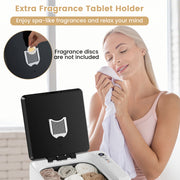 23L Large Towel Warmer Bucket with Timer and Overheat Protection-White