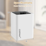 23L Large Towel Warmer Bucket with Timer and Overheat Protection-White