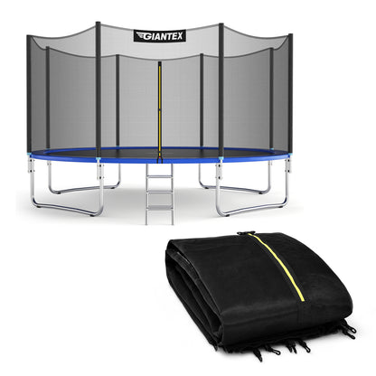 Trampoline Replacement Protection Enclosure Net with Zipper-14ft - 12 Ft