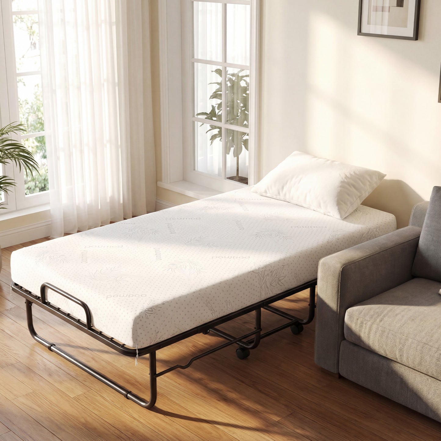 Twin Size Folding Bed with 5