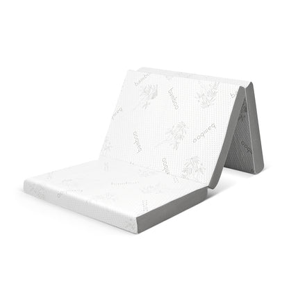 4 Inch Tri-fold Cooling Gel Memory Foam Mattress