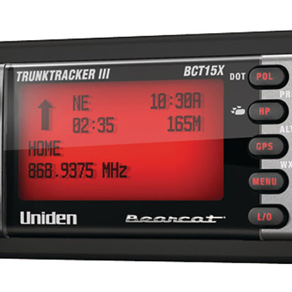 Uniden Bearcat BCT15X Analog Scanner with BearTracker Warning System - view 2