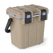 Ultra-Light Injection Molded Cooler 21 QT Hard Ice Chest-Coffee