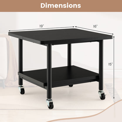 Under Desk Printer Stand with