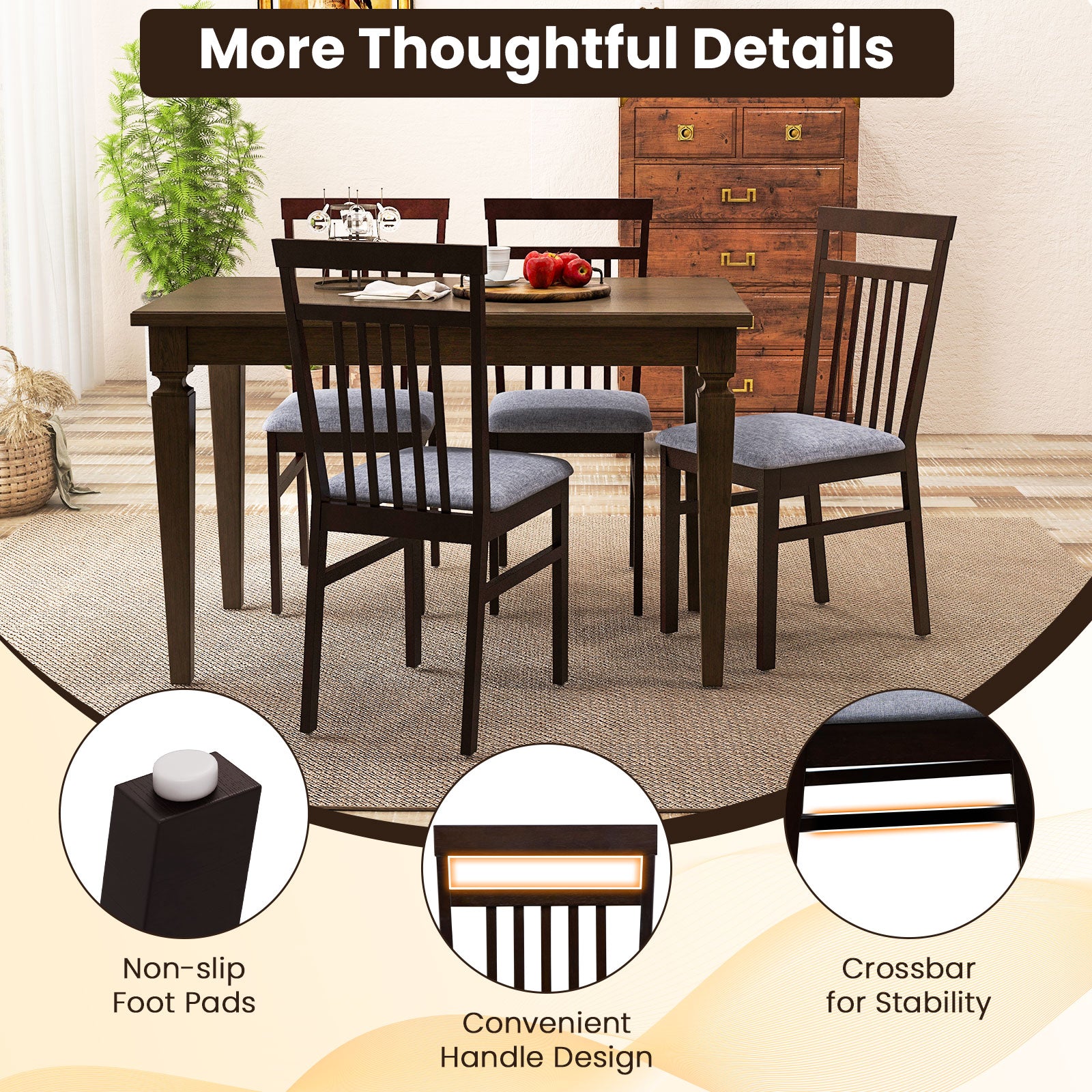 Upholstered Dining Chair Set of 2