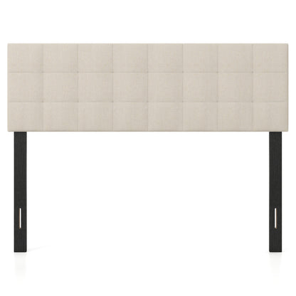 Upholstered Headboard Queen/Full Size with Adjustable Legs