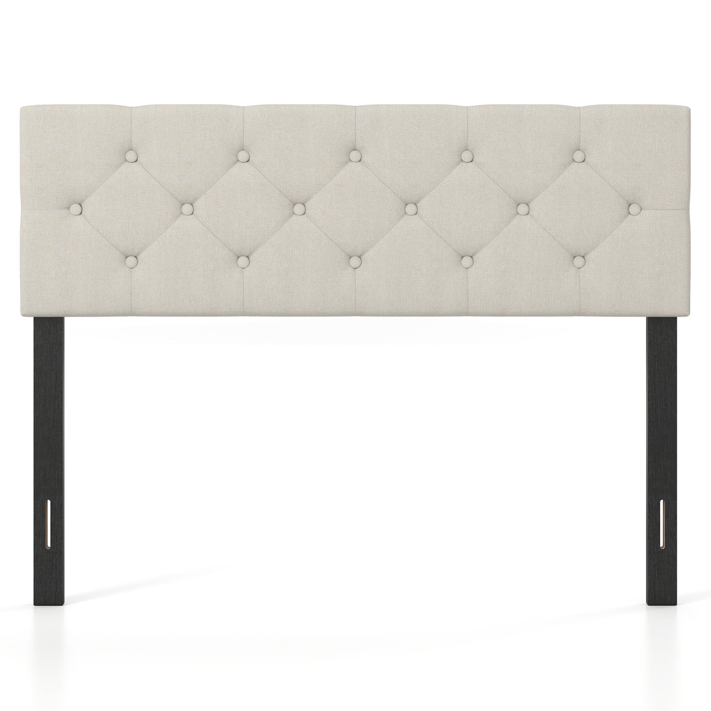 Upholstered Tufted Headboard Queen/Full Size with Adjustable Legs