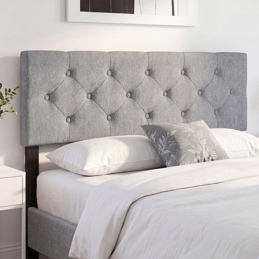 Upholstered Tufted Headboard Queen/Full Size with Adjustable Legs
