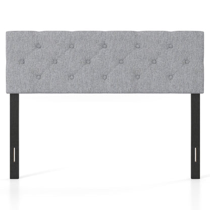 Upholstered Tufted Headboard Queen/Full Size with Adjustable Legs