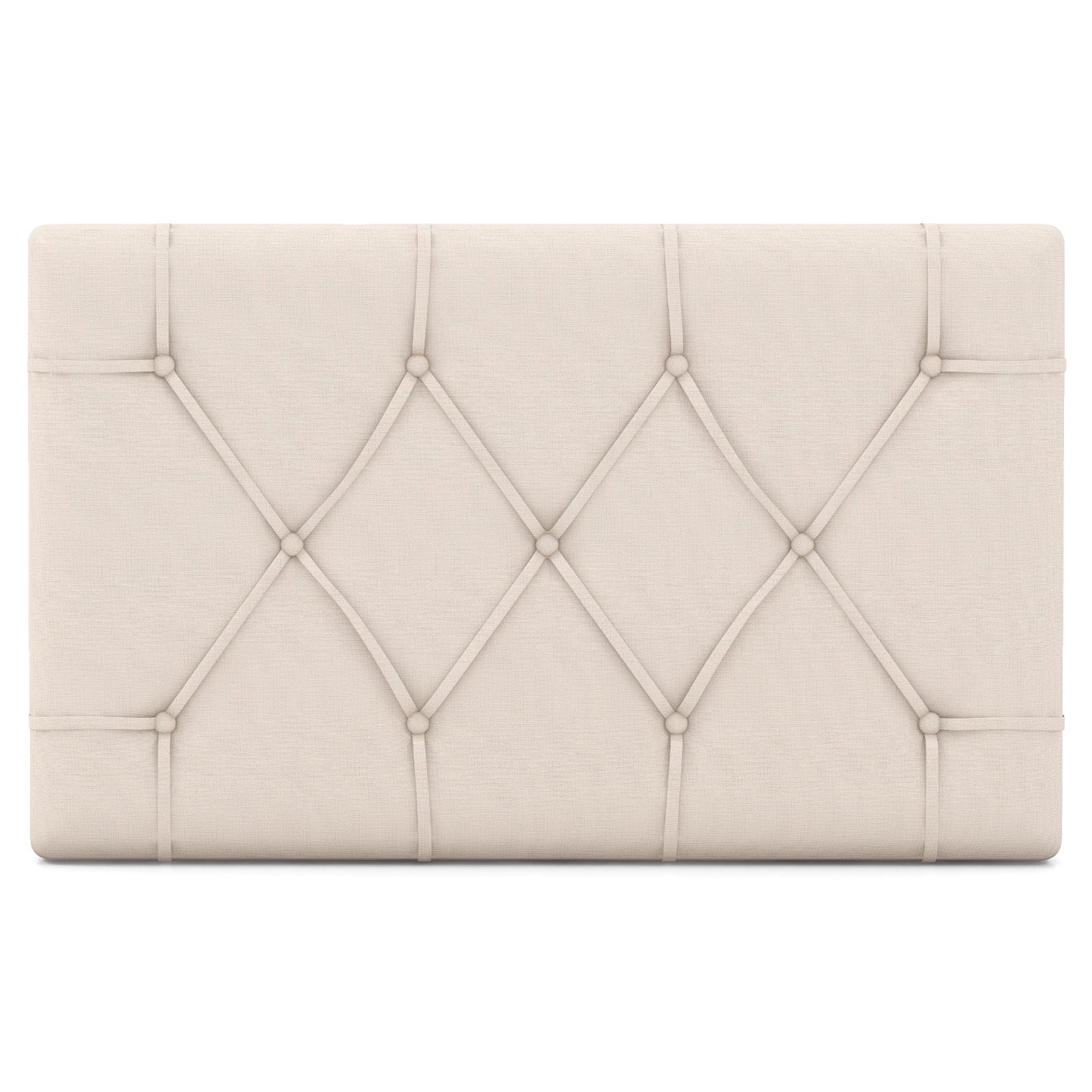 Upholstered Headboard for Twin Size Bed with Fabric Upholstery