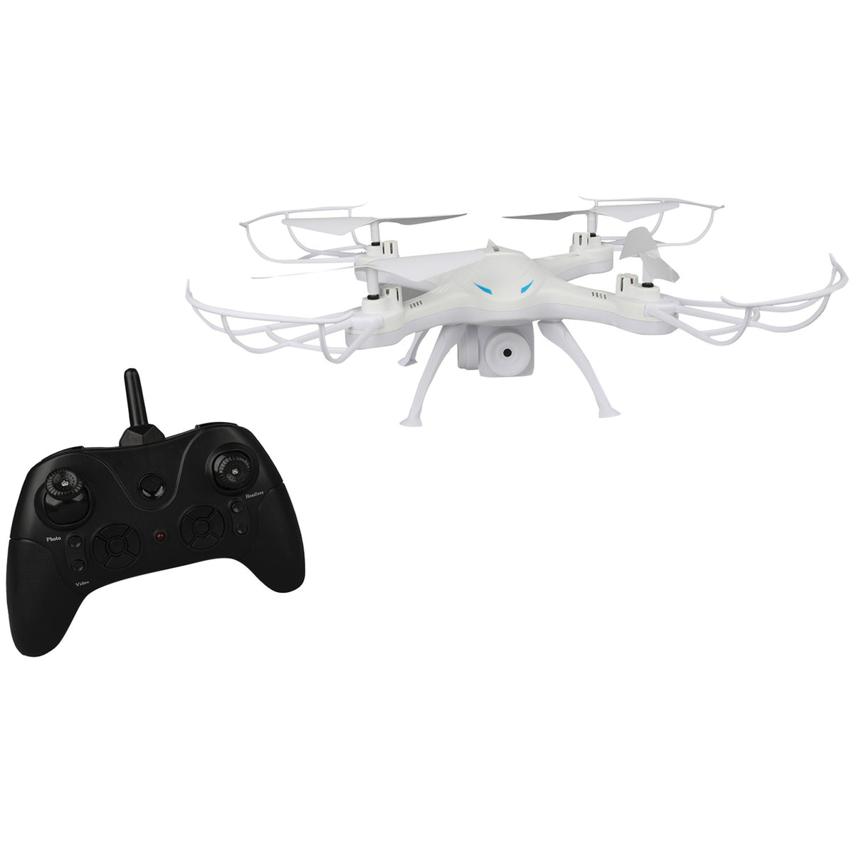 Vivitar DRC-188 Wi-Fi Camera Drone with One-Key Takeoff & Return, Flips & Live Video, White - view 5