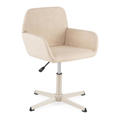 Swivel Vanity Chair with Adjustable Height and Back Support