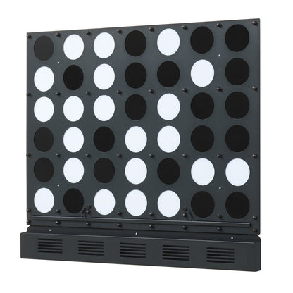 Wall-Mounted Connect 4 Game with Acrylic Discs
