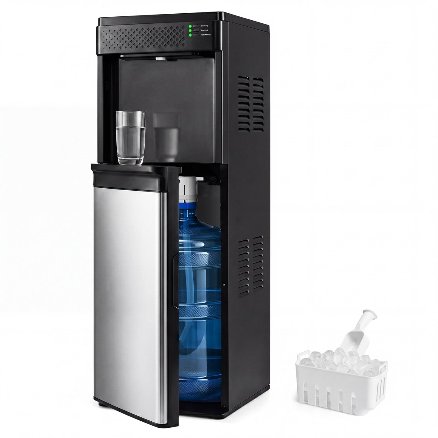 3-in-1 Water Dispenser with Ice Maker - Bottom Loading