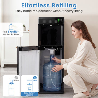 3-in-1 Water Dispenser with Ice Maker - Bottom Loading