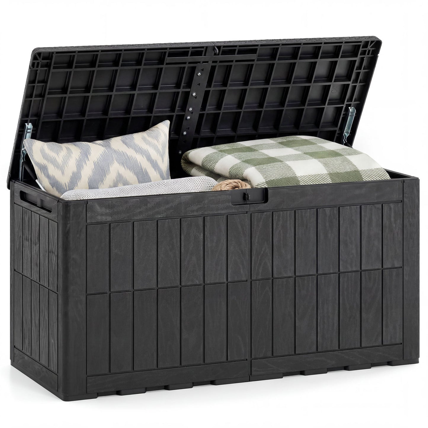 100 Gallon Outdoor Deck Box with Lockable Lid