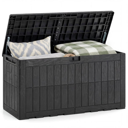 100 Gallon Outdoor Deck Box with Lockable Lid