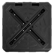 Weighted Offset Umbrella Base with Cross Bracket and Cut-out Handles