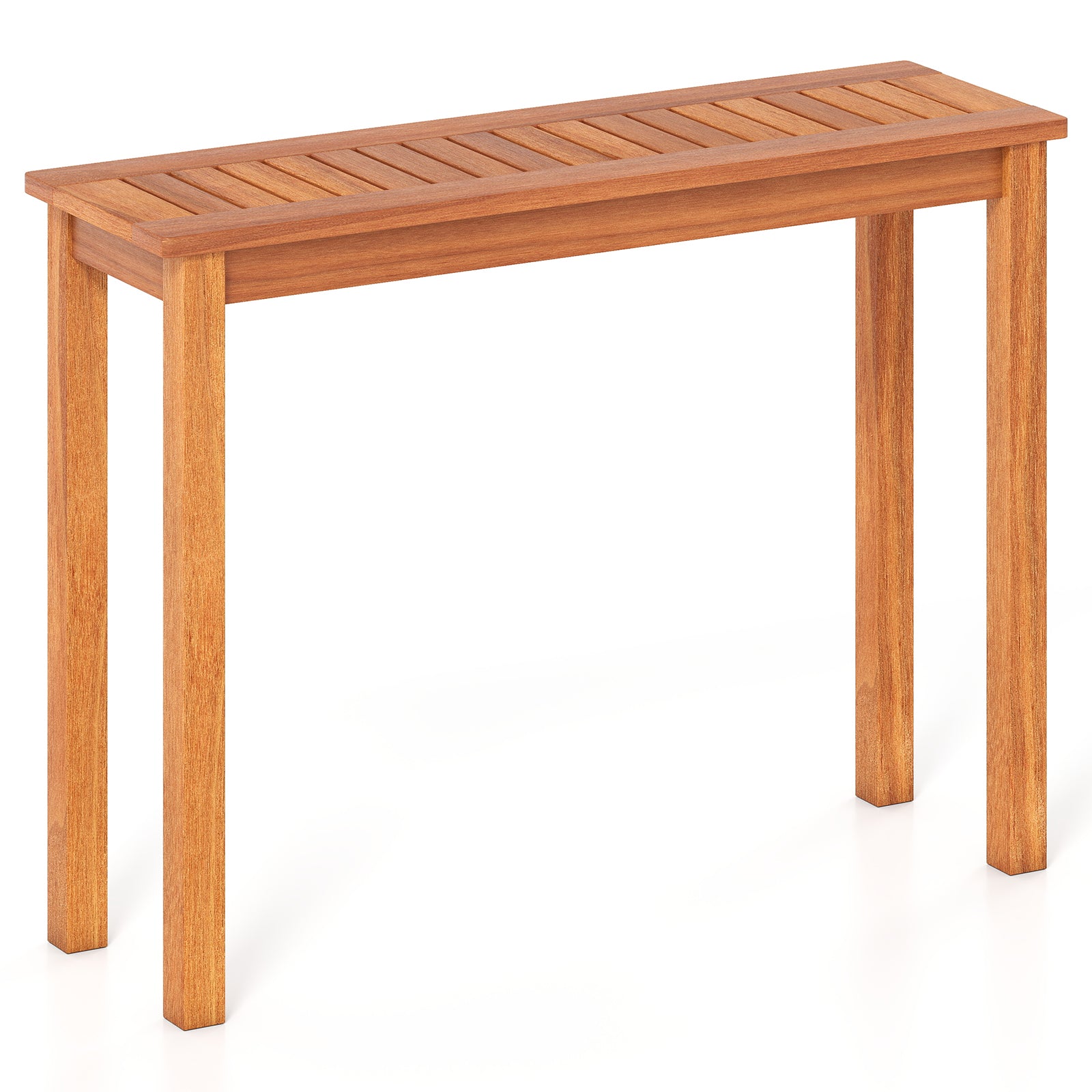 Wooden Plant Stand Outdoor Indoor Solid Wood Flower Pot Holder Display Shelf-M - M