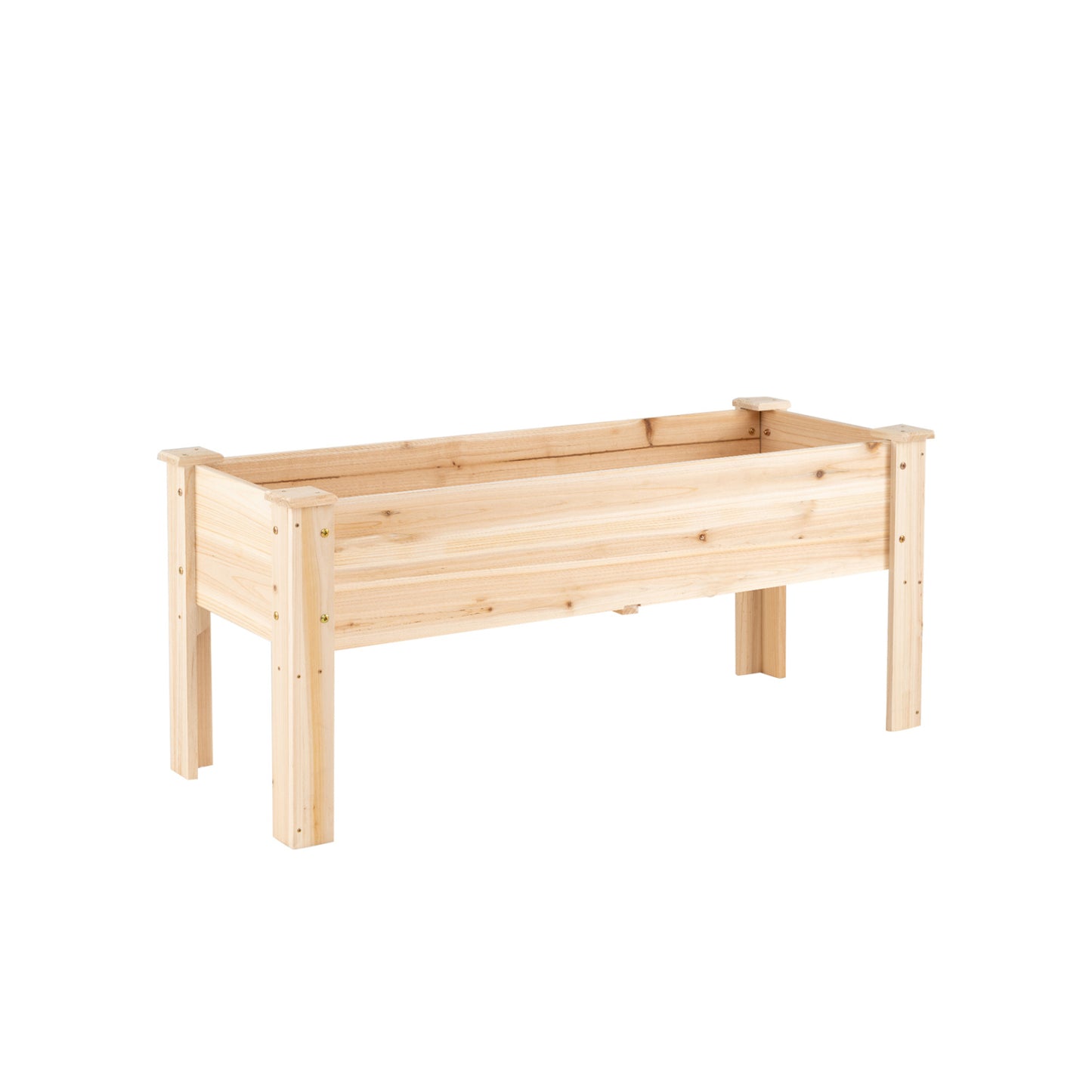 Elevated Wooden Raised Garden Bed with Legs - 175 LBS Capacity