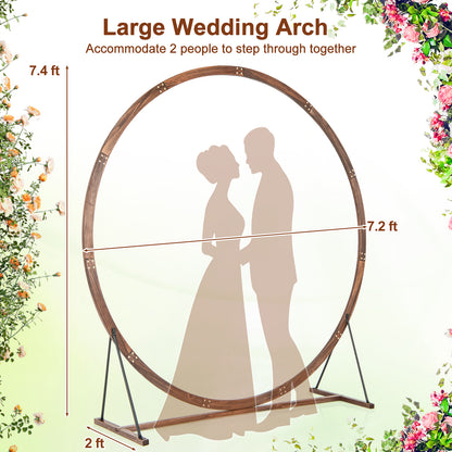 Wooden Wedding Arch Solid Wood Arbor Backdrop Stand for Wedding Ceremony