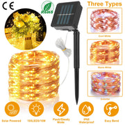 100 LEDs Solar String Lights Outdoor IP65 Waterproof