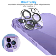 2Packs Ultra HD Camera Lens Protectors 9H Hardness Tempered Glass