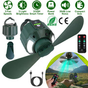 Portable Camping Ceiling LED Fan
