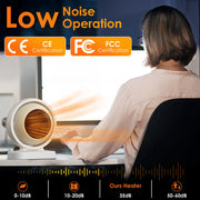 380W Space Heater with 30° Tilting Angle