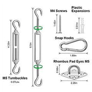 Stainless Steel Canopy Installation Kit