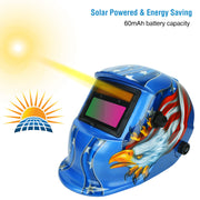 Welding Helmet Solar Powered