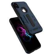 Rugged Phone Case for iPhone X Drop-protection Phone Case with Kickstand Heavy Duty Dual Layers Phone Protective Cover