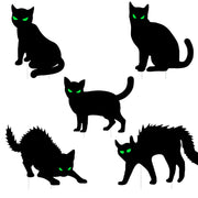 Halloween Cat Yard Sign Decorations