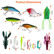 383Pcs Fishing Lures